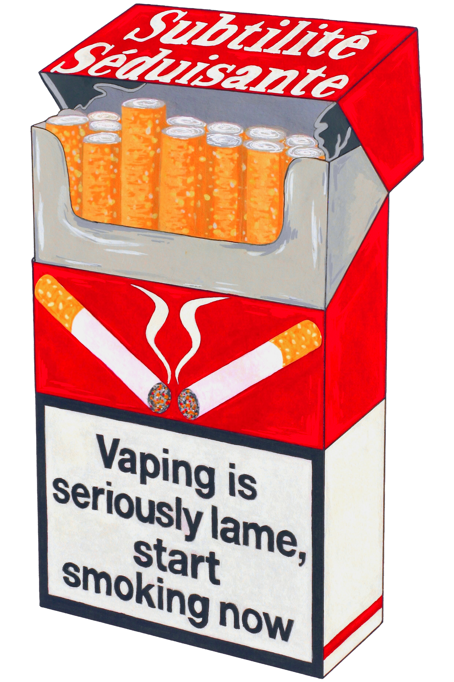 "Start smoking now" Clothing variations